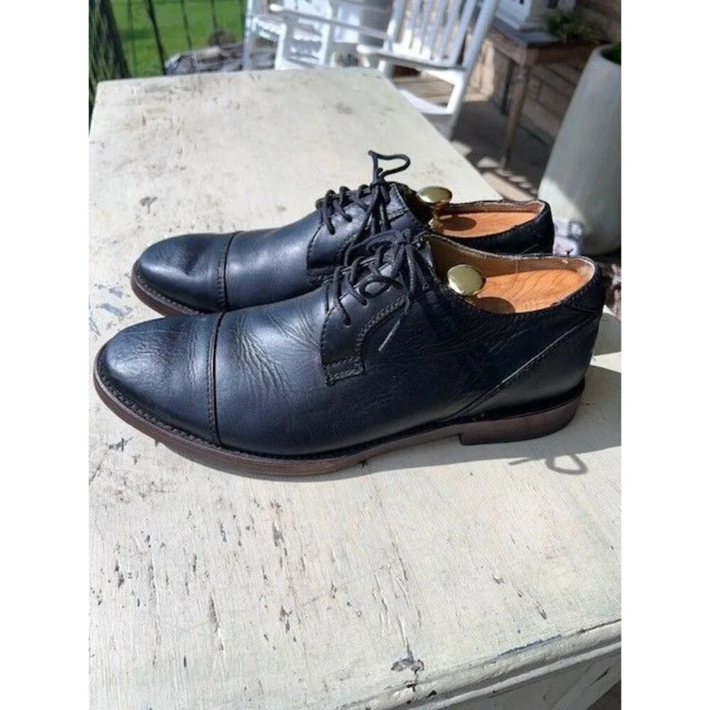 Seal Of The Sutro “Ralston” San Francisco Goodyear Welted Black CapToe Shoes 12D